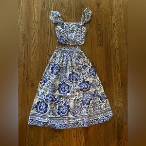 Rachel Zoe Top and Skirt Set in size small